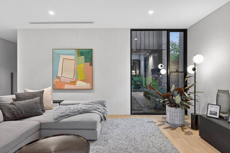 Canberra home living space professional real estate photography