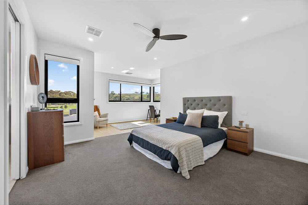 ACT styled bedroom HDR real estate photography