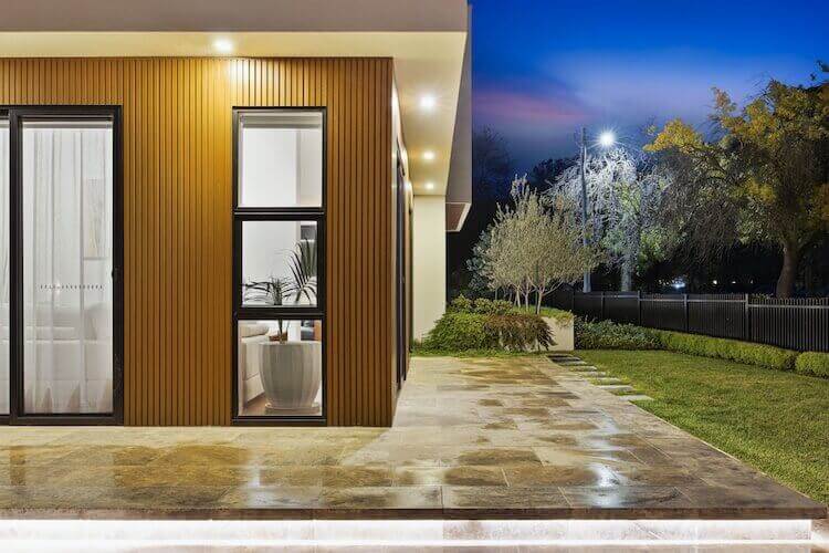Real estate photography of modern Canberra home design