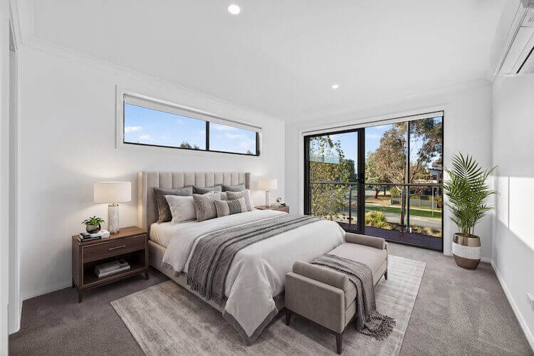 ACT professional townhouse bedroom real estate photography