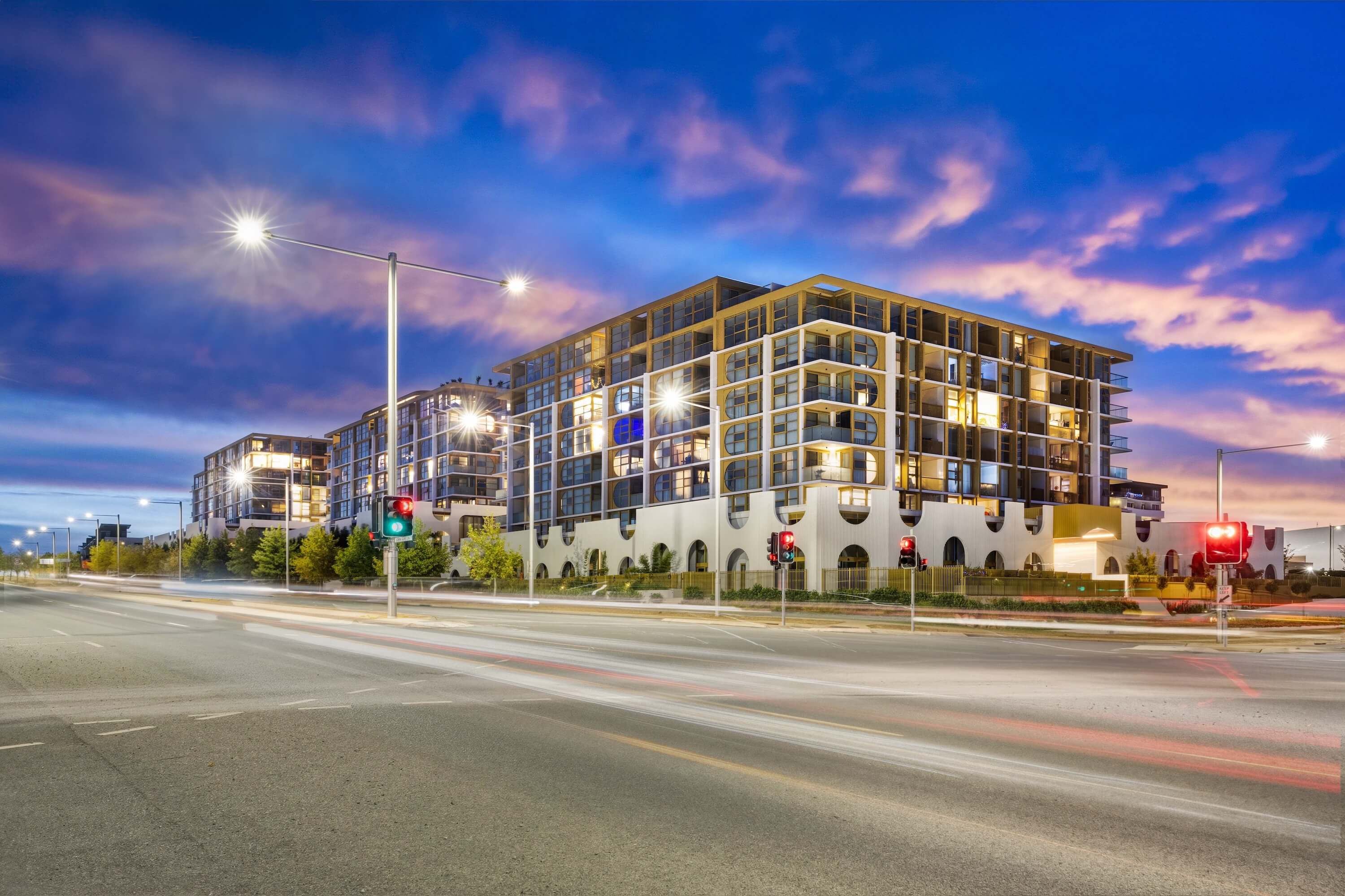 Canberra ACT professional apartment complex HDR real estate property photography