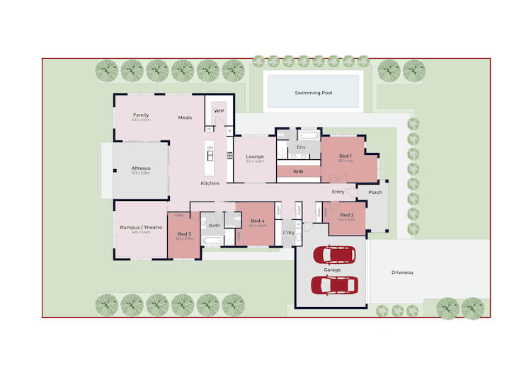 Professional house floor plan created for Canberra property listings