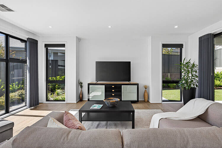 Canberra home lounge room professional real estate photography